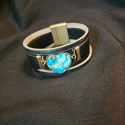 STYLEnCONNECT: Boldness Jewelry – Men's & Women's Leather Bracelet.