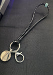 QRconnect  Wrist and Knot Rope Keychain.