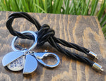 QRconnect  Wrist and Knot Rope Keychain.