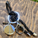 QRconnect  Wrist and Knot Rope Keychain.
