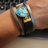 STYLEnCONNECT: Boldness Jewelry – Men's & Women's Leather Bracelet.
