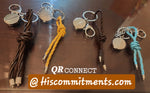QRconnect  Wrist and Knot Rope Keychain.