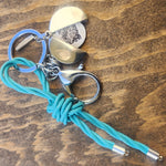 QRconnect  Wrist and Knot Rope Keychain.