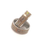 Casual - Boldness MARRIAGE Stainless Steel Ring Band for Her.
