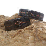 Boldness MARRIAGE - Exotic Black Ceramic Ring "Plain Black"