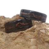 Boldness MARRIAGE - Exotic Black Ceramic Ring "Plain Black"
