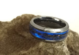 Boldness - Personalize, Exotic SINGLE ADULT, Tungsten Ring Band for Him.