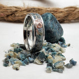 Casual - Boldness TEEN GIRL Stainless Steel Ring "Elegant Blue"