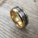 Classic- Boldness Gold Plated Hand Made MARRIAGE Design "Gold Black" For Him.