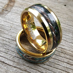 Classic- Boldness Gold Plated Hand Made MARRIAGE Design "Gold Black" For Him.