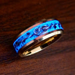 Classic- Boldness Gold Plated Hand Made MARRIAGE Design "Gold Black" For Him.