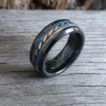 Boldness SINGLE ADULT - Exotic Black Ceramic Ring " Dream BIG "