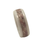 Boldness - Exotic SINGLE ADULT White Ceramic Ring. "Gentle Rose"