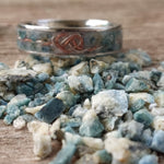 Casual - Boldness TEEN GIRL Stainless Steel Ring "Elegant Blue"