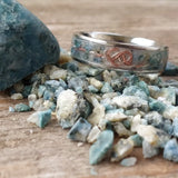 Casual - Boldness TEEN GIRL Stainless Steel Ring "Elegant Blue"