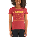 COMMITMENT - Ladies short sleeve t-shirt